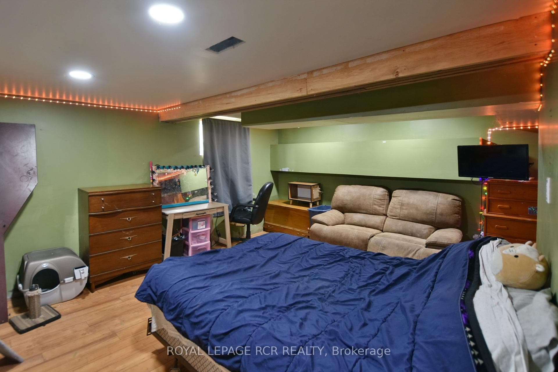 bedroom in bsmt for family member