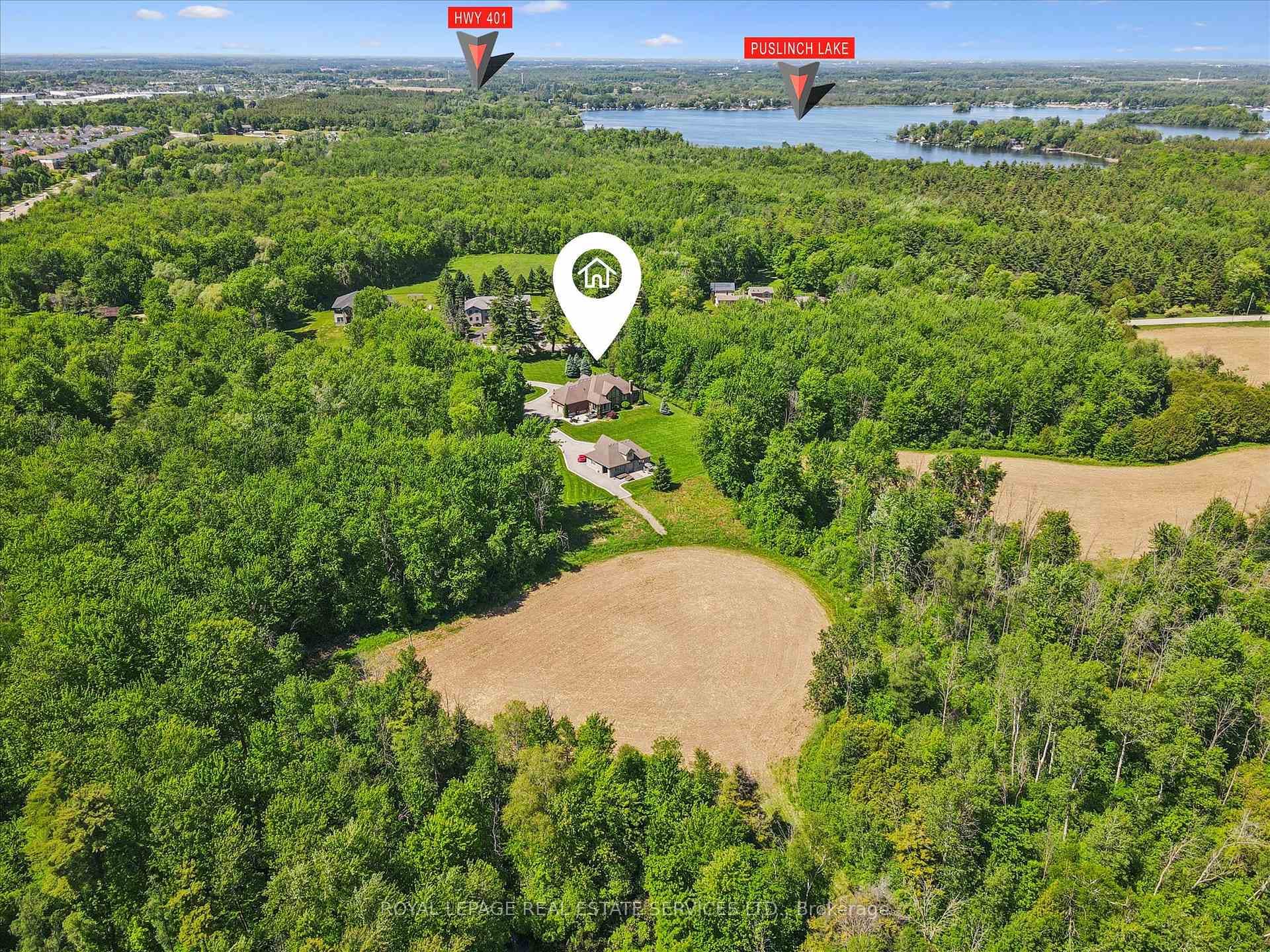 Sprawling 6.95 Acre Property Surrounded by Woods!