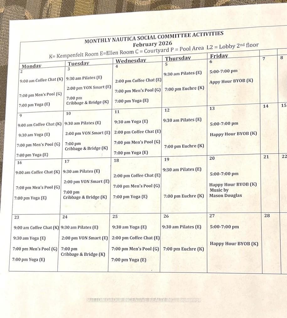 Social Committee and activities
