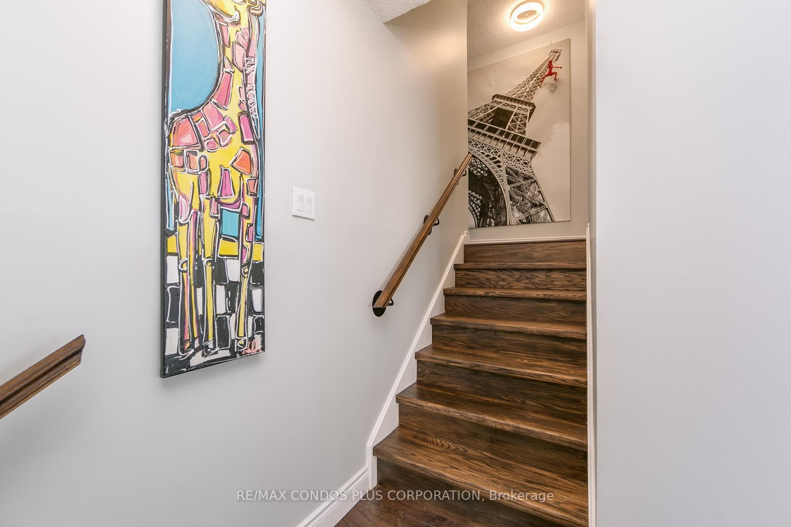 Stairs to Second Floor