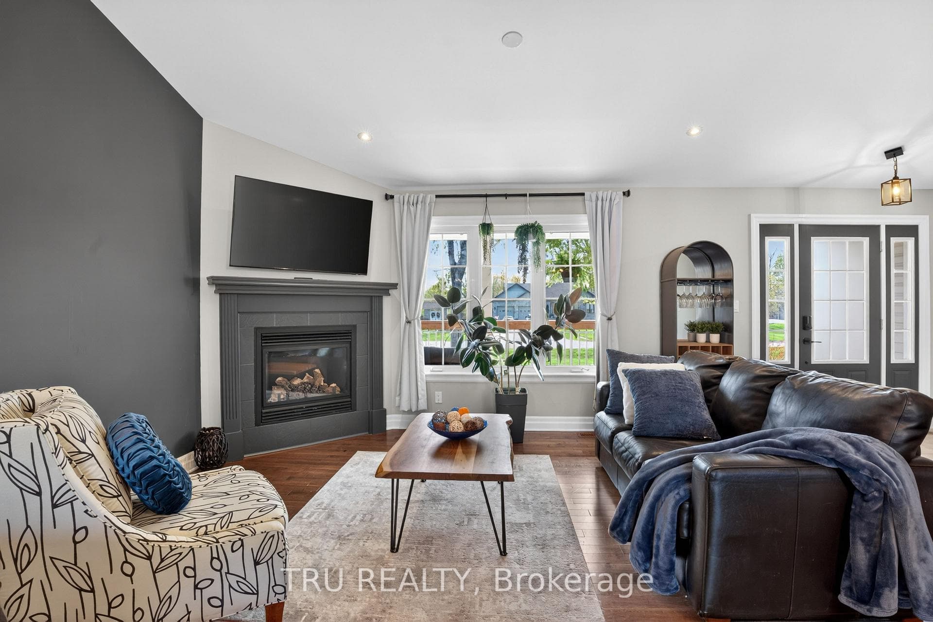 Living room of main house