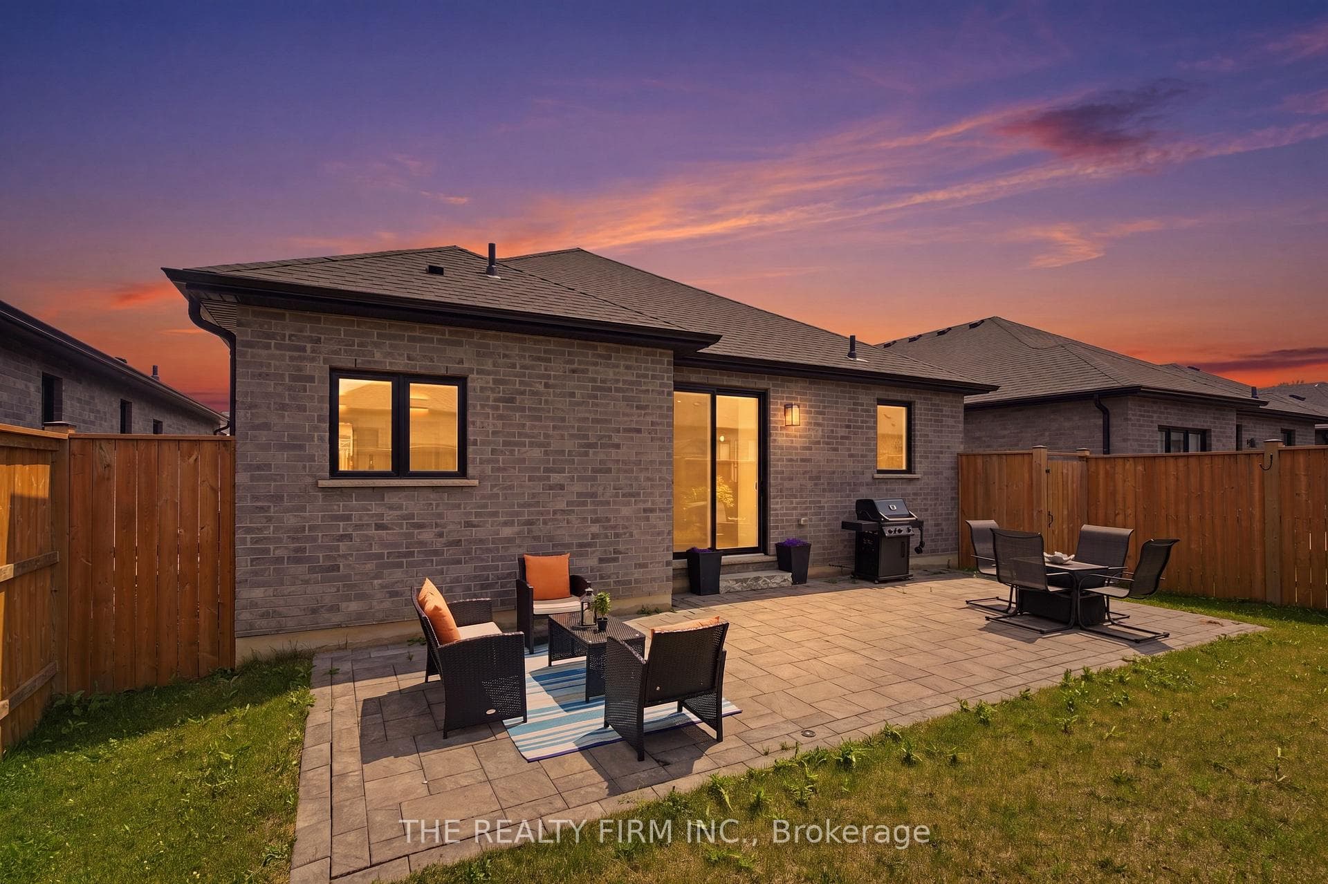 Paver stone patio