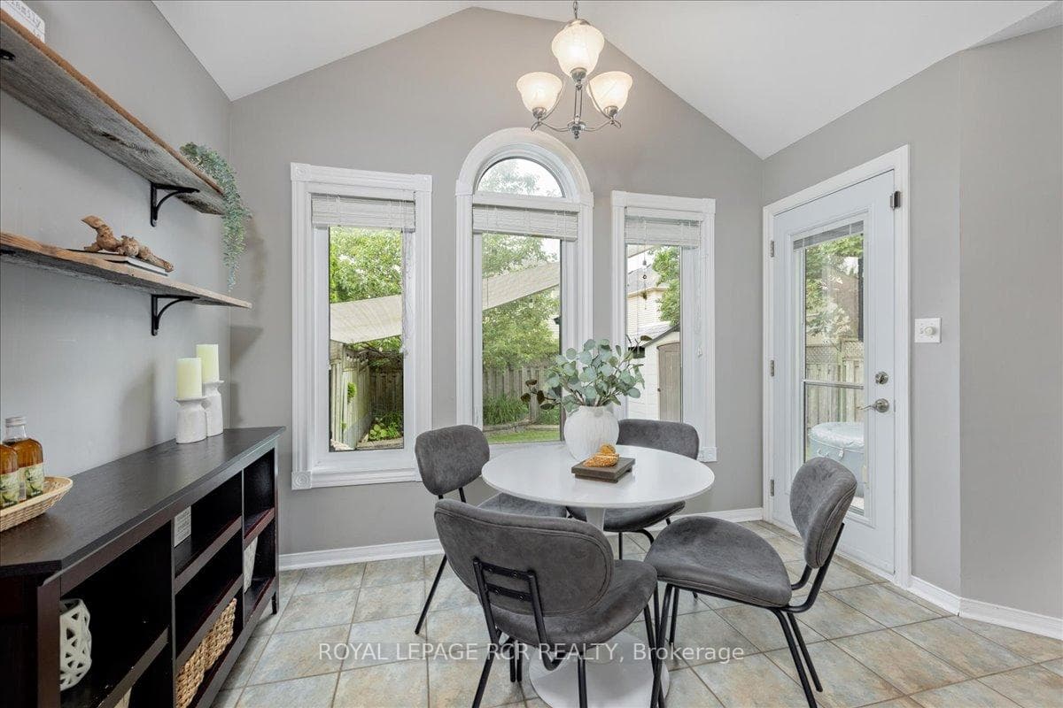 Breakfast Area- With Walk Out To Yard