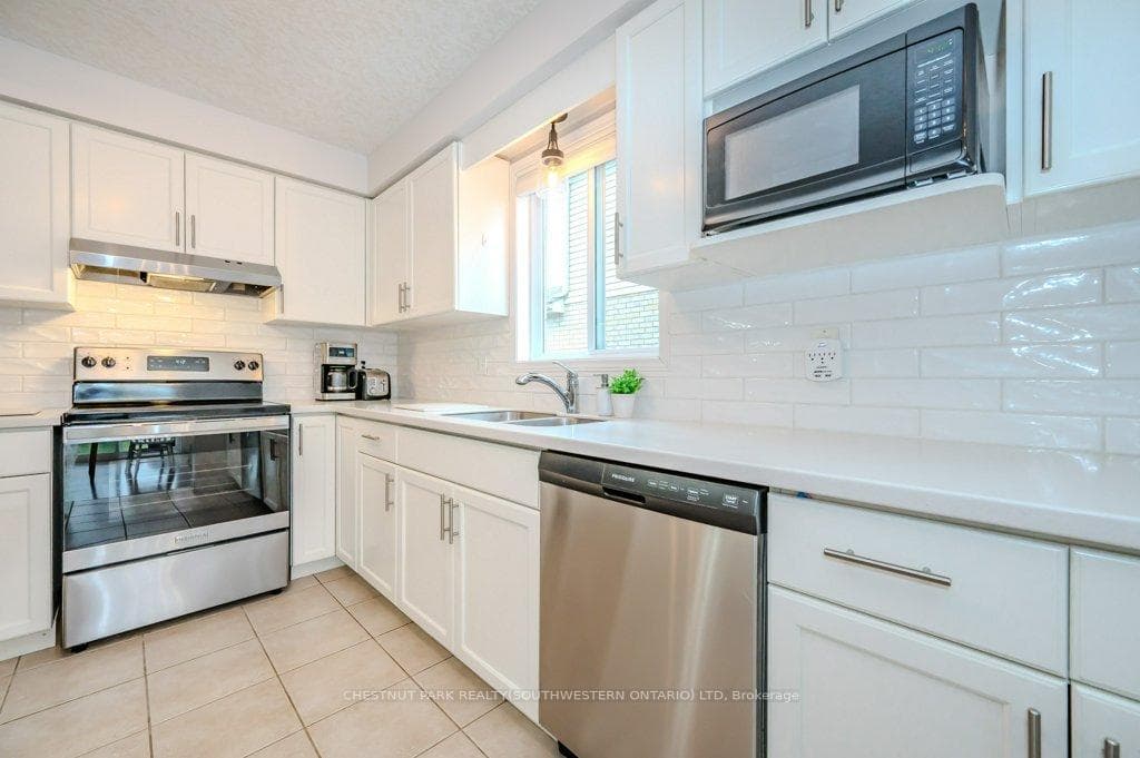 Professionally refinished cupboards