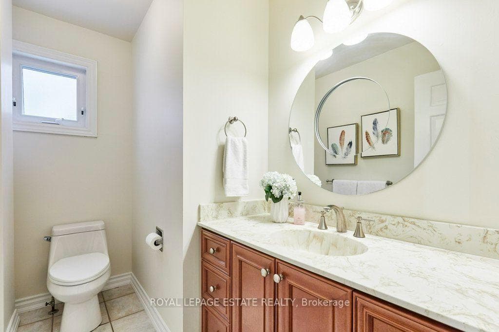Conveniently located away from kitchen