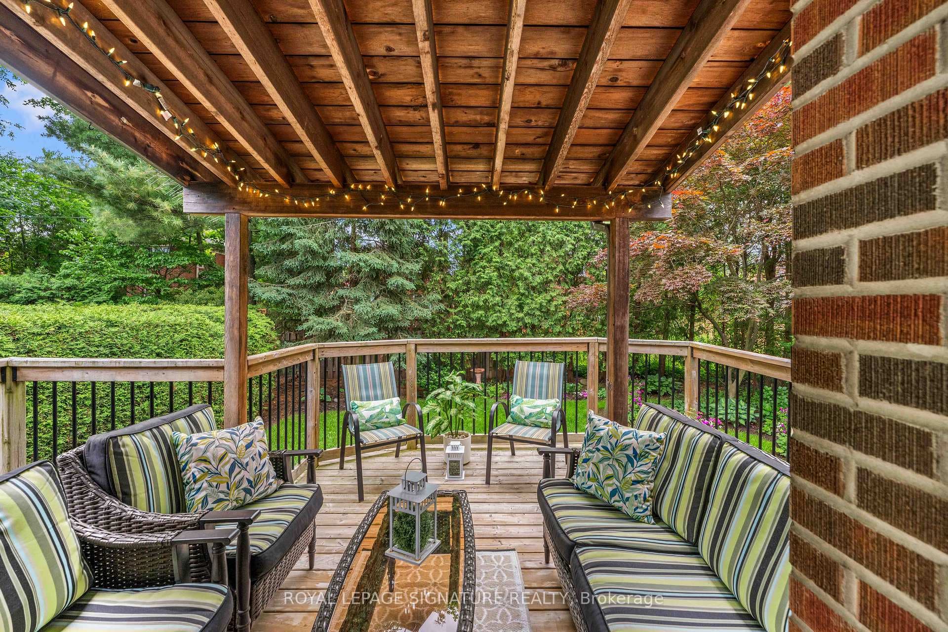 PRIVATE COVERED PORTION OF DECK