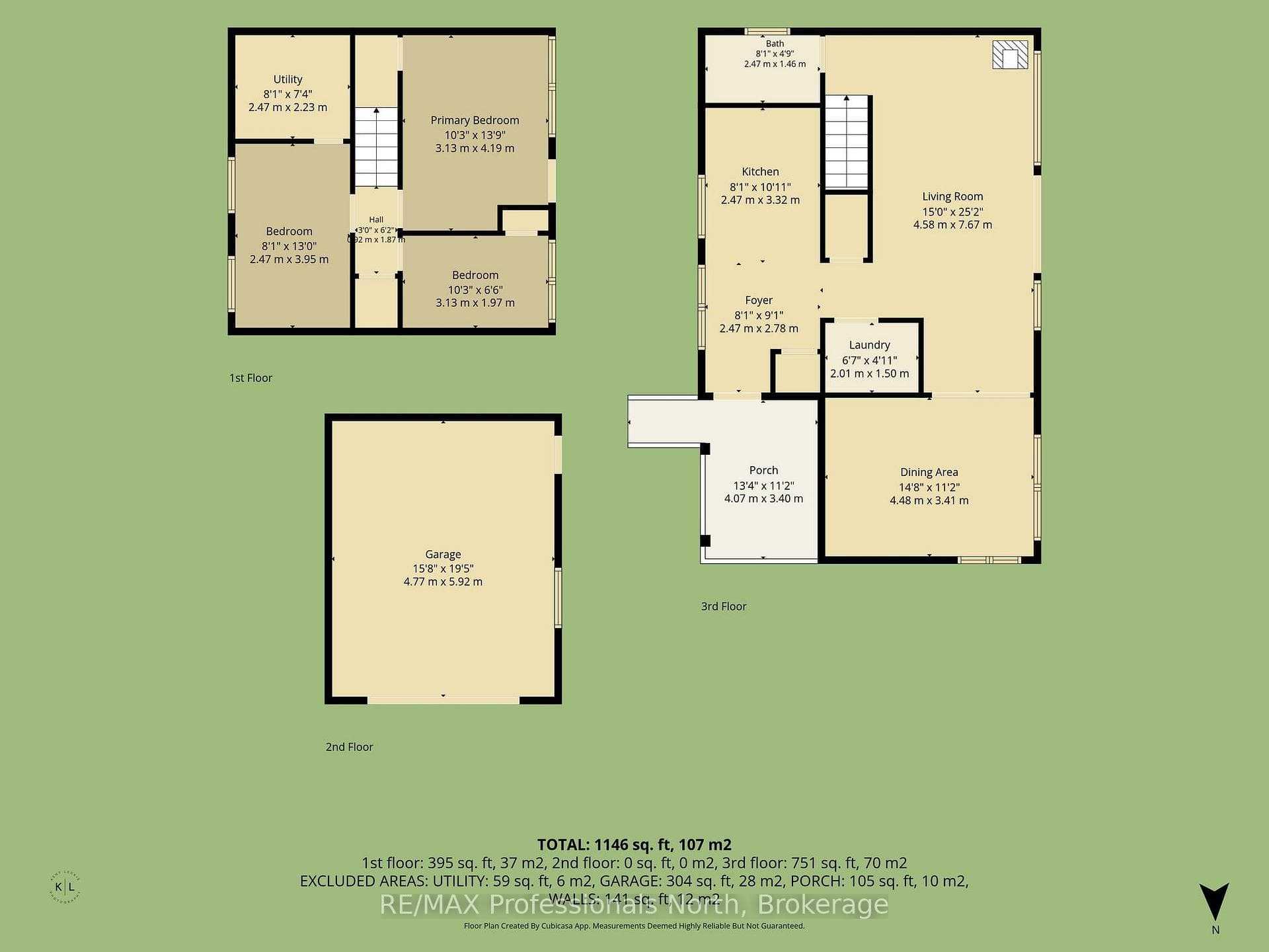All Floors and Garage