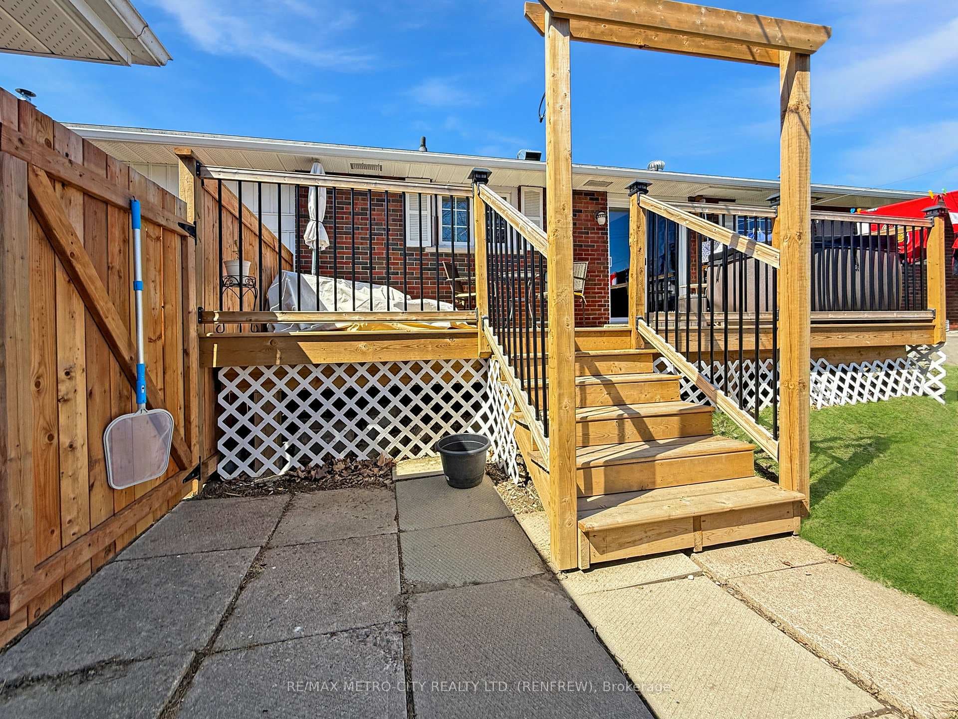 Rear Deck with Hot Tub