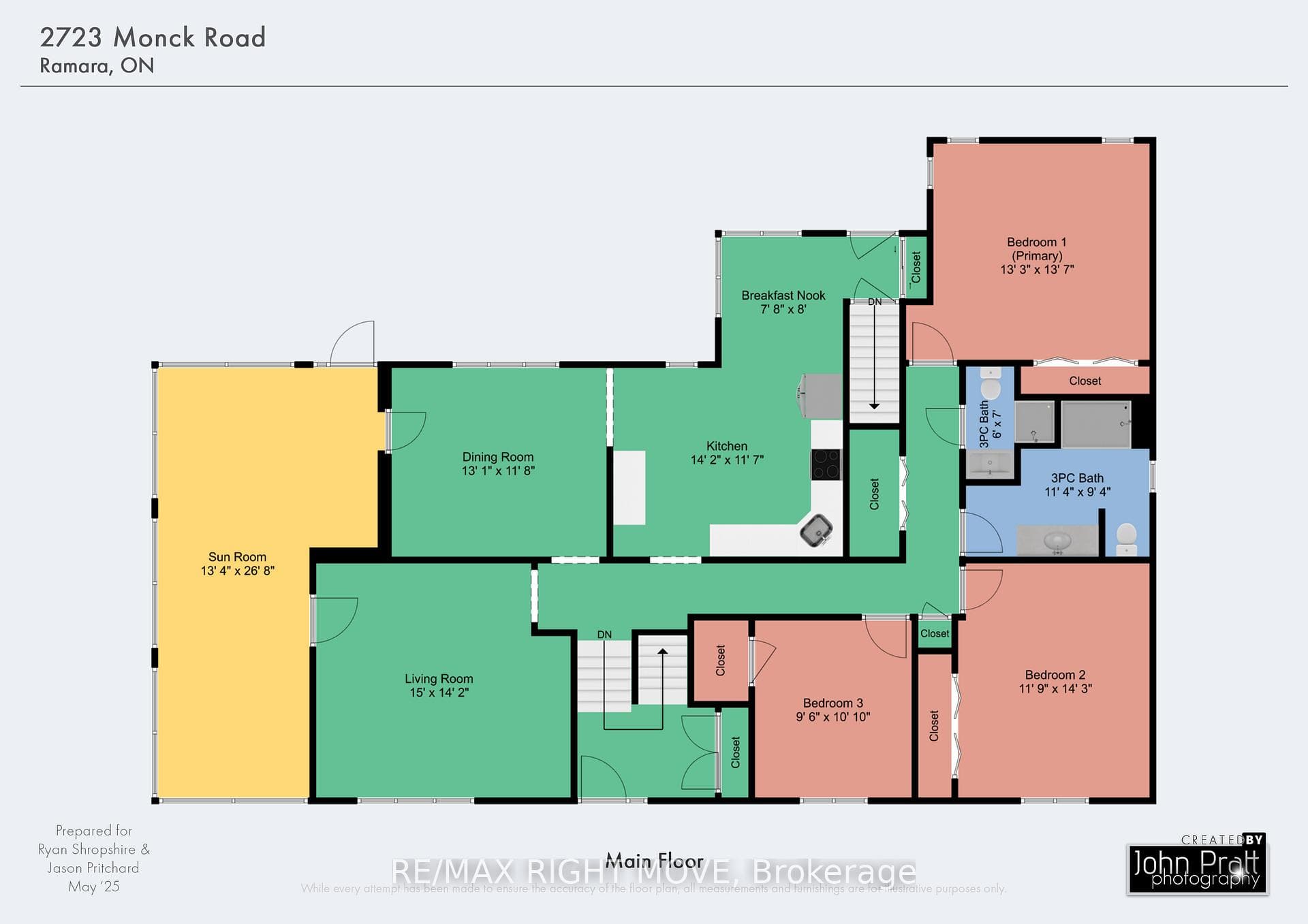 Main level floorplan