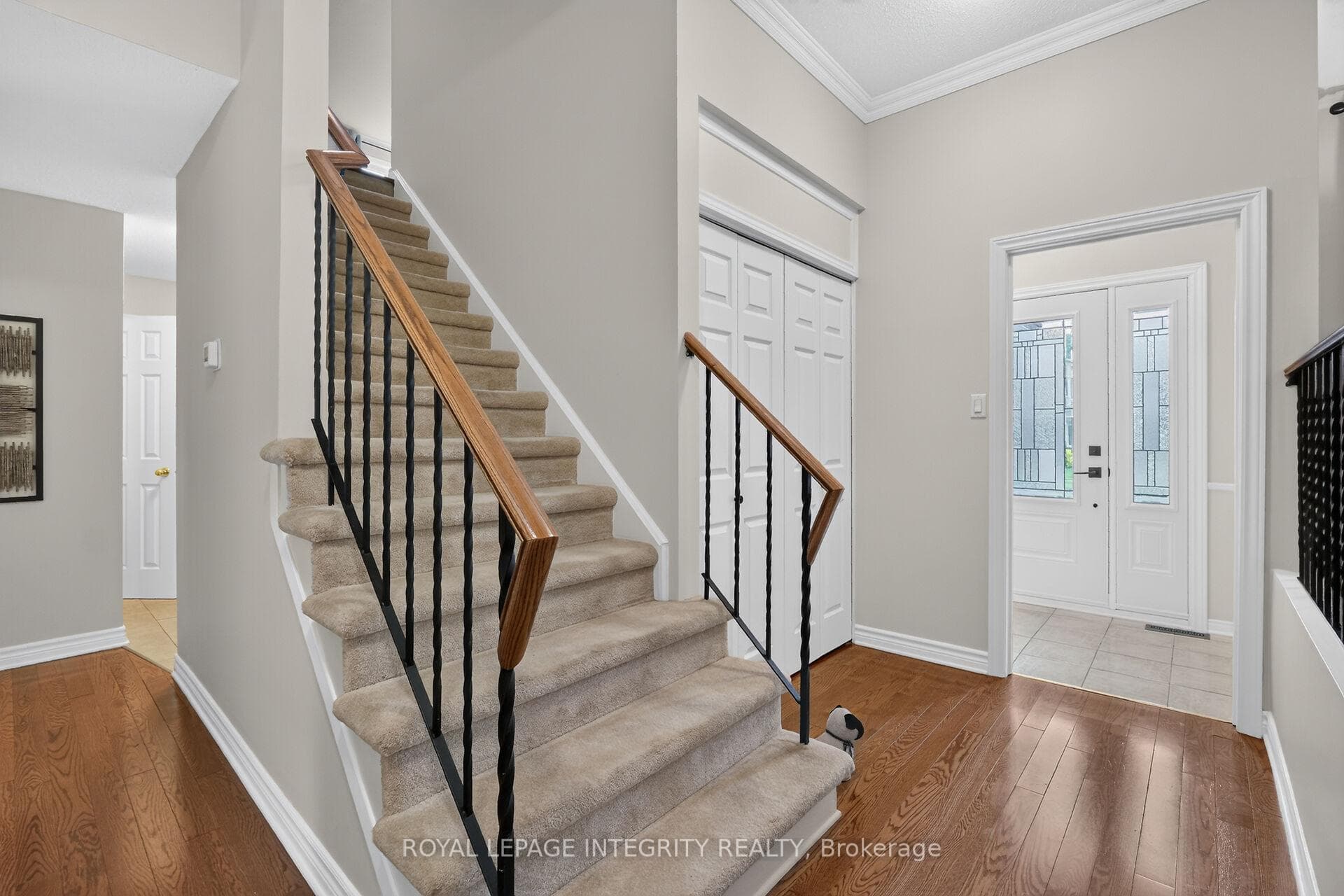 Stairs to upper bedroom level