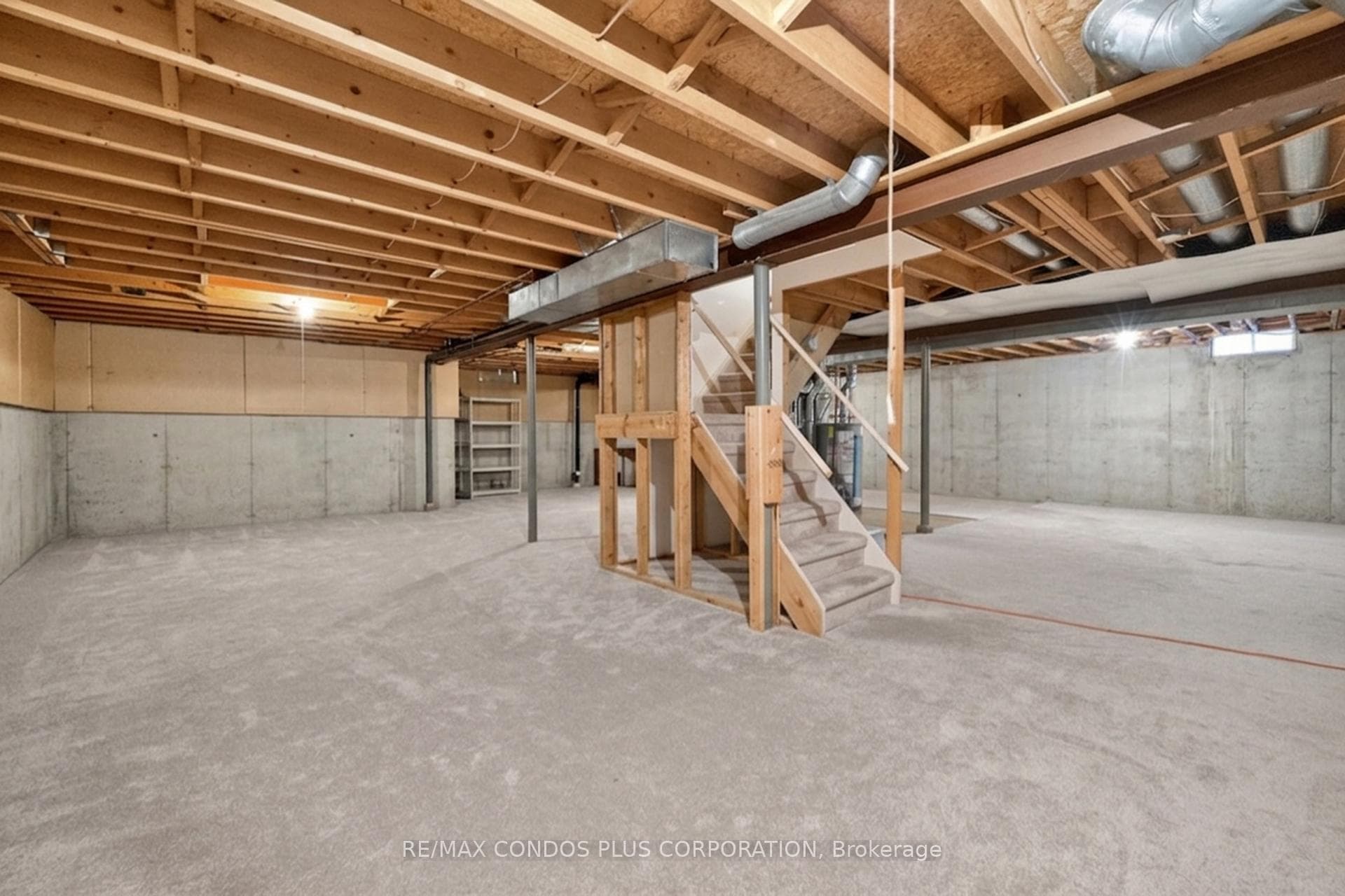 Partially Finished 1,497 SF Basement