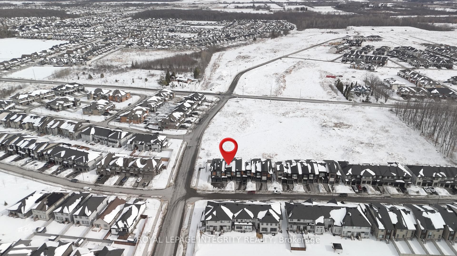 Aerial view East