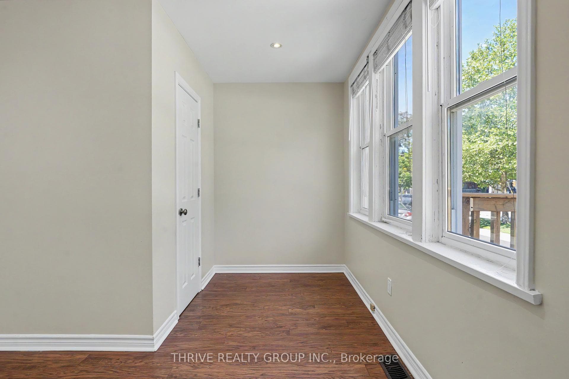 Front entryway and main floor powder room.