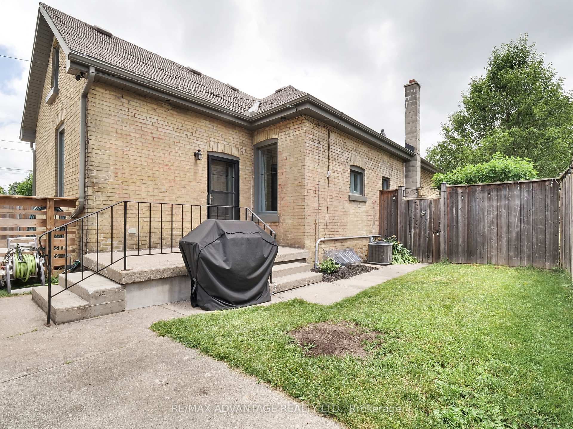 Walk out from kitchen to patio