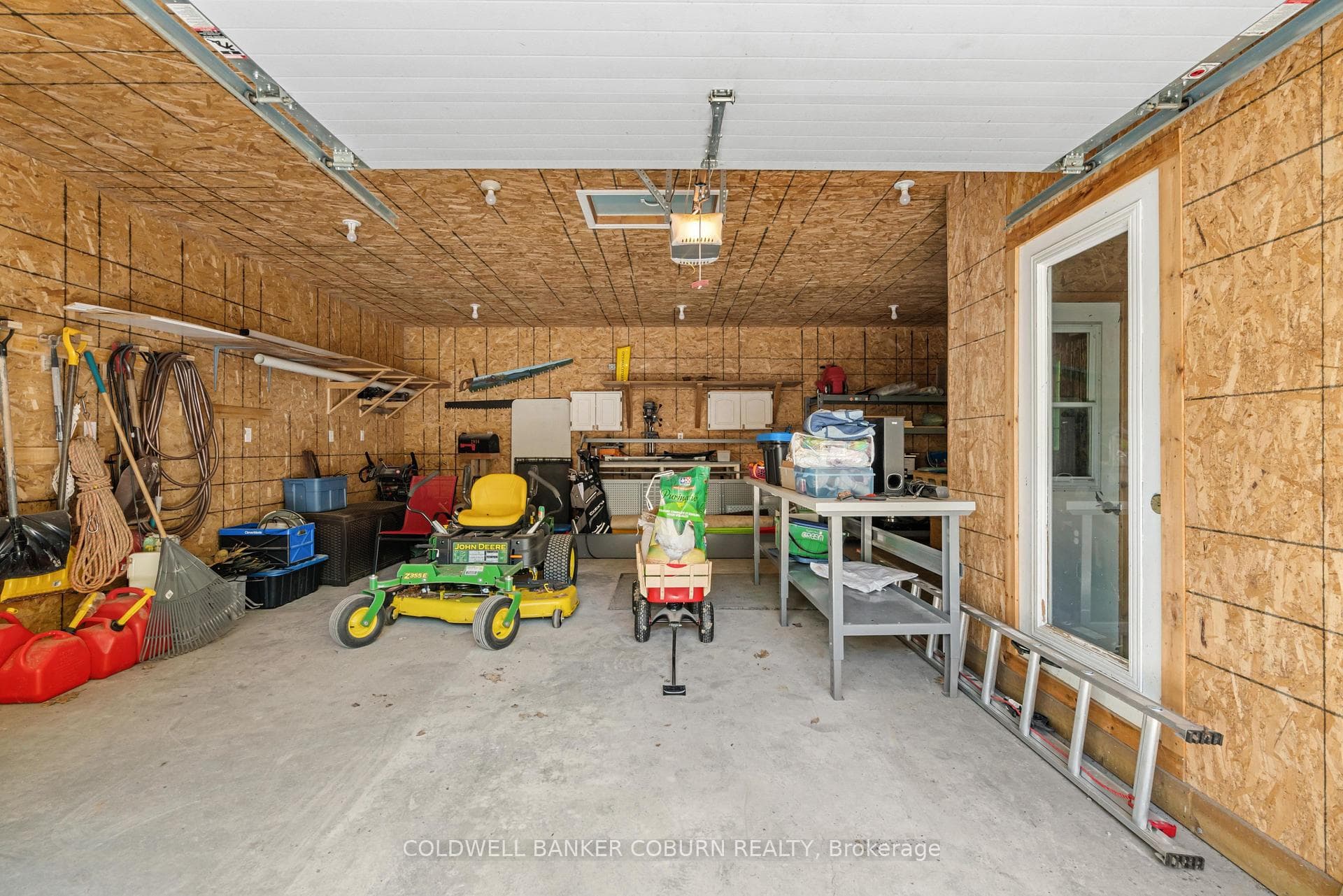 Interior detached garage