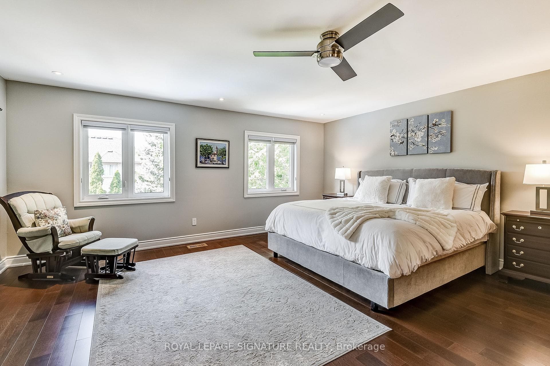 Primary BD: French Drs, Hardwoo Fls, Large Windows
