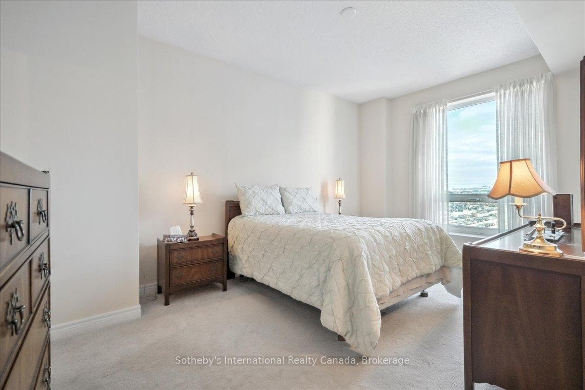 Spacious primary bedroom