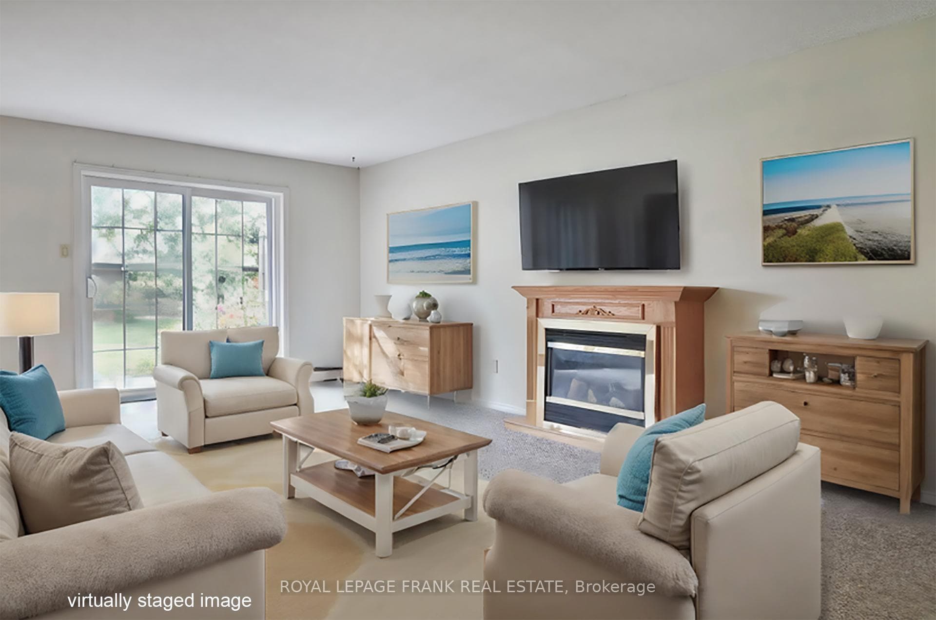 Virtually Staged Living Area