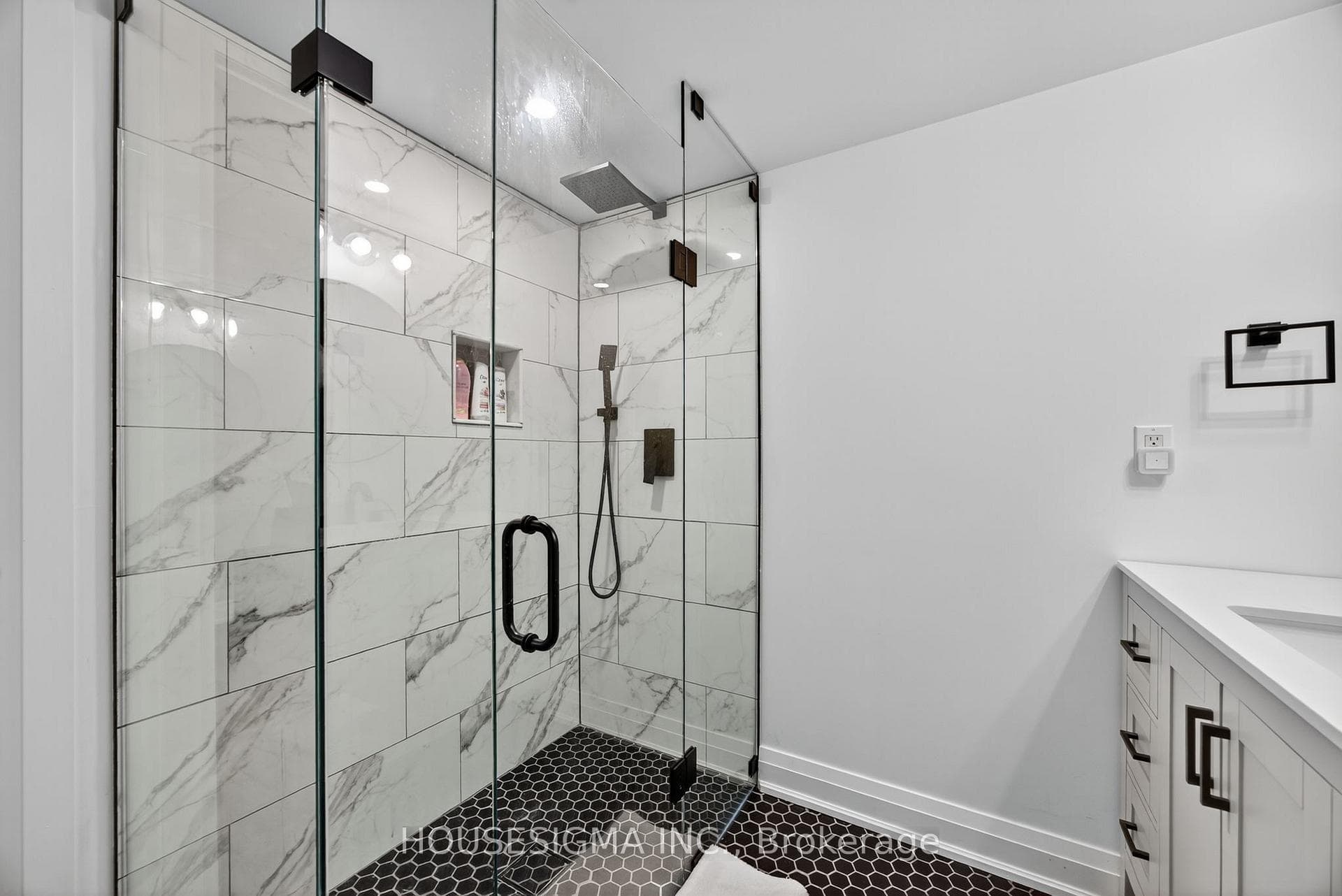 New basement bathroom