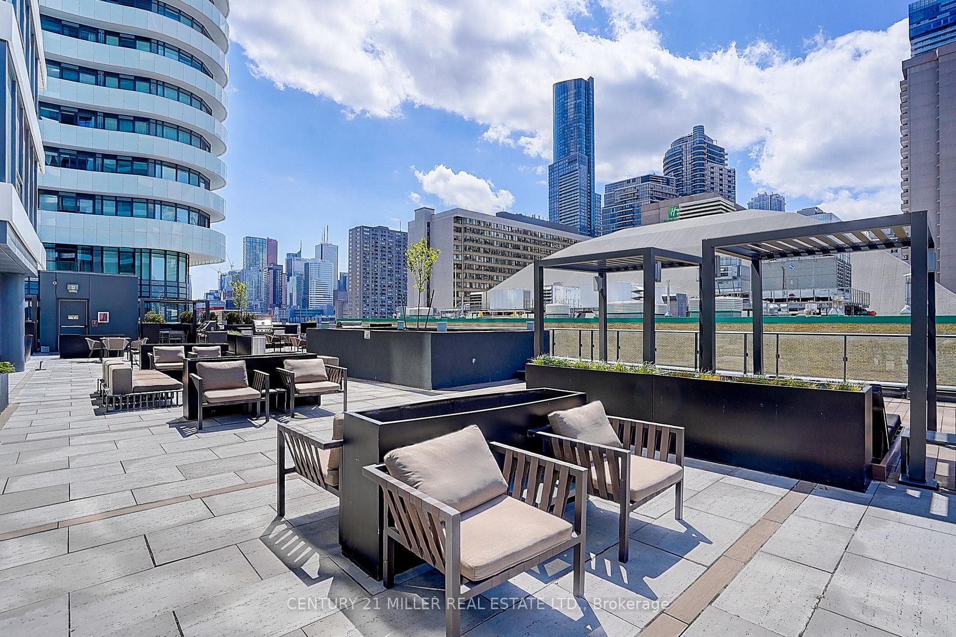 Rooftop Terrace With City Views
