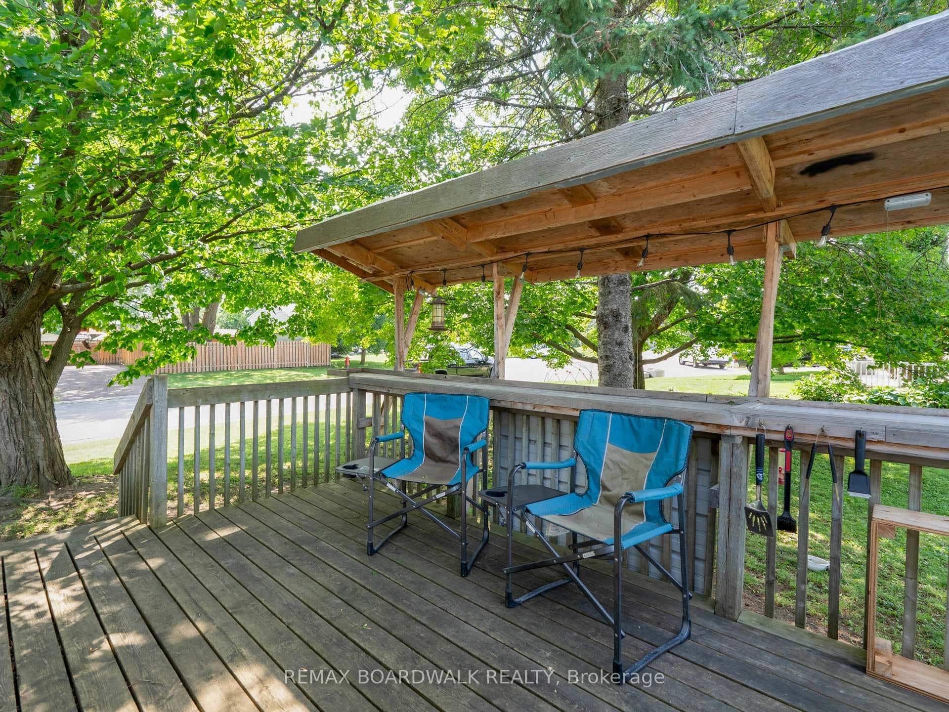 Deck off living room