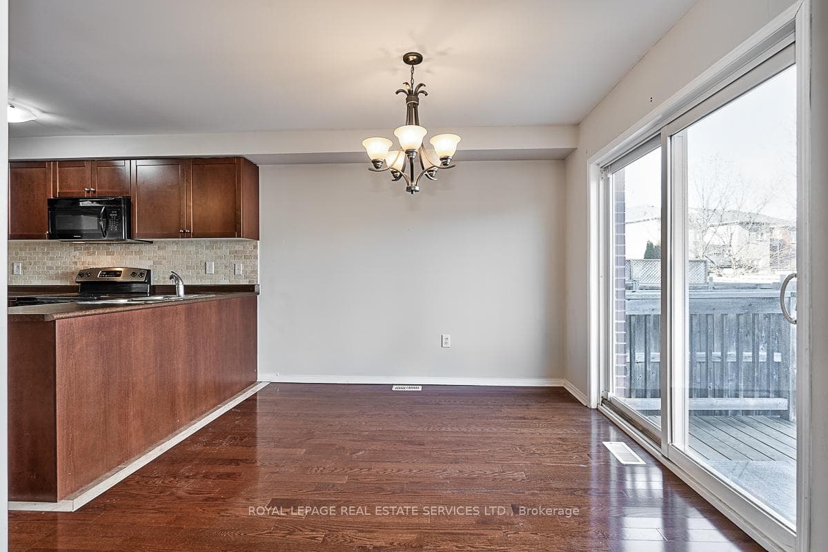 Dining Area w/Sliding Door Walkout to Custom Deck