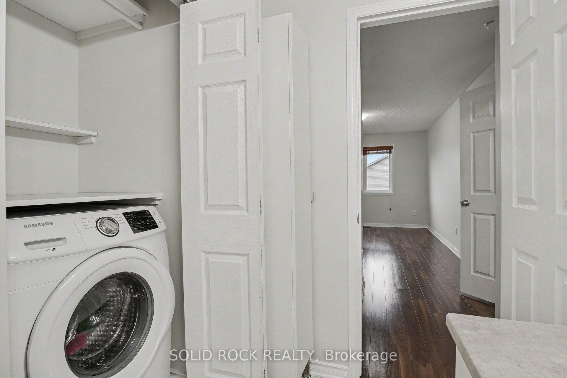 2nd floor washing machine in primary suite