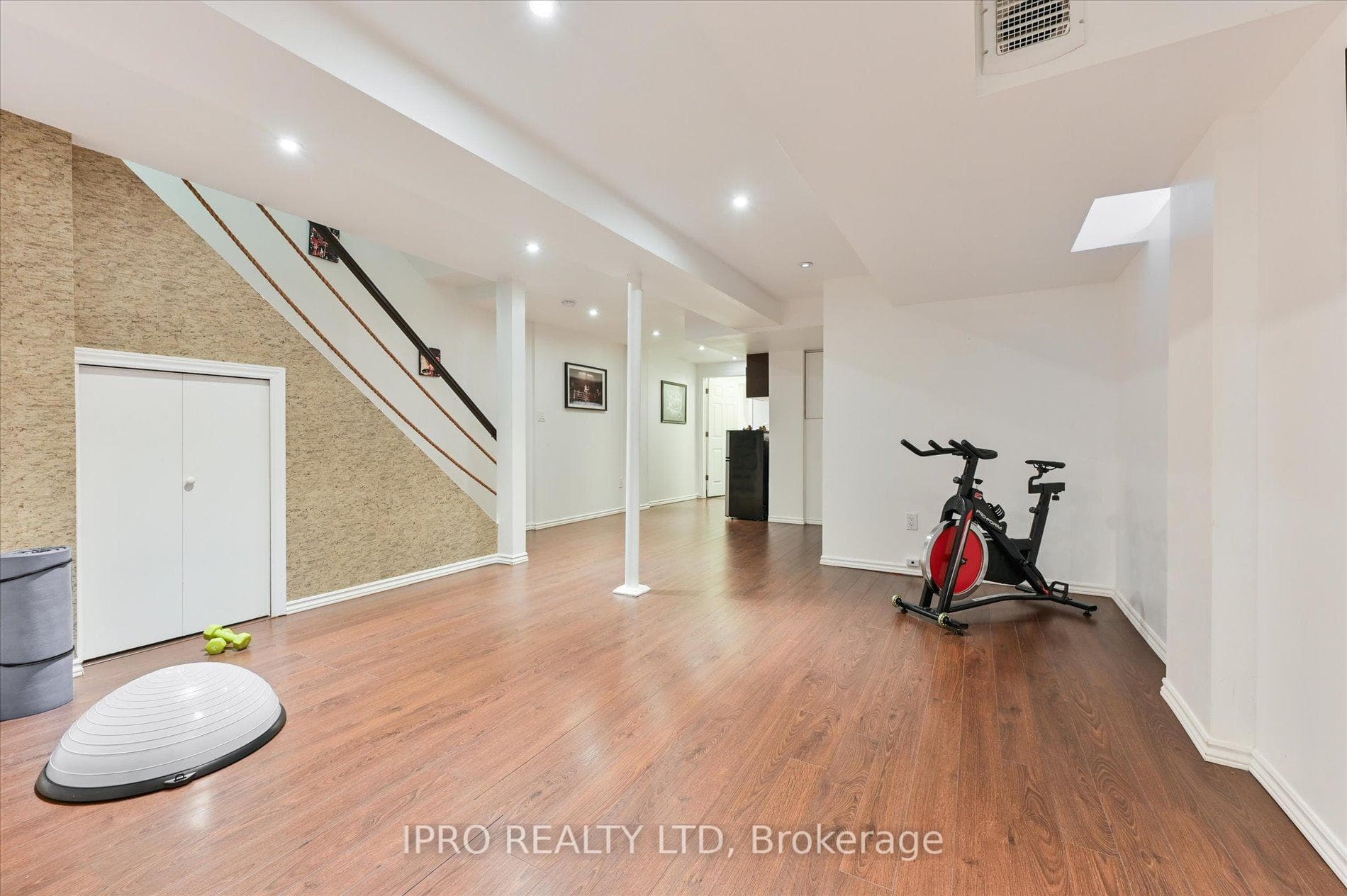 Rec Room in the Basement W/7.5-Feet Height Ceiling