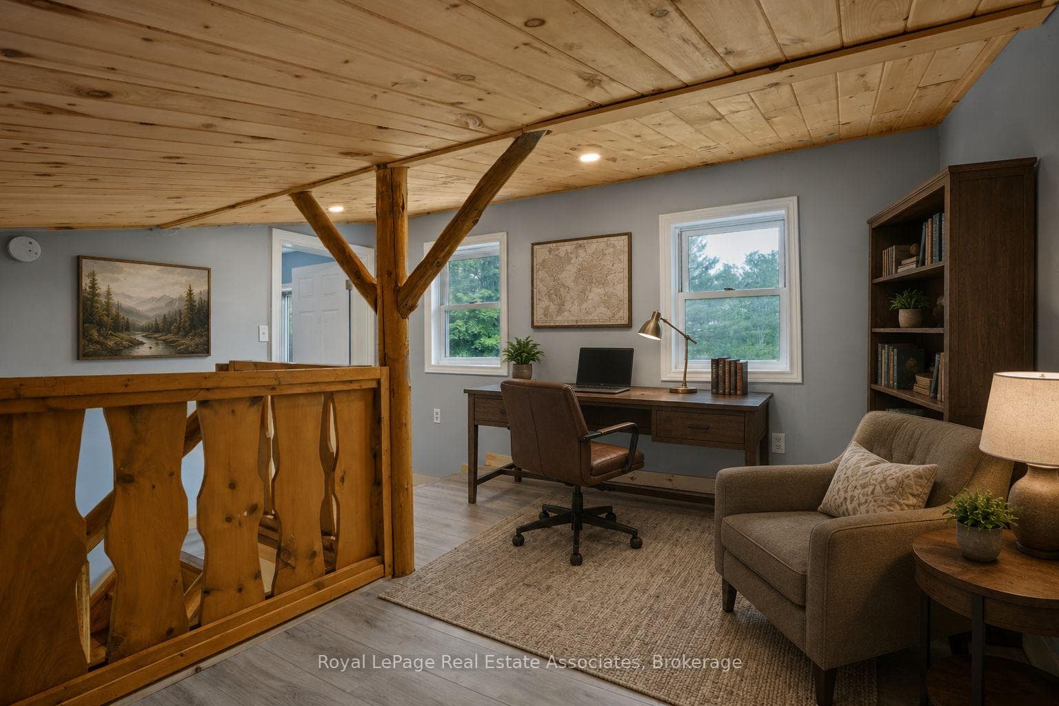 Loft Den (Virtually Staged)