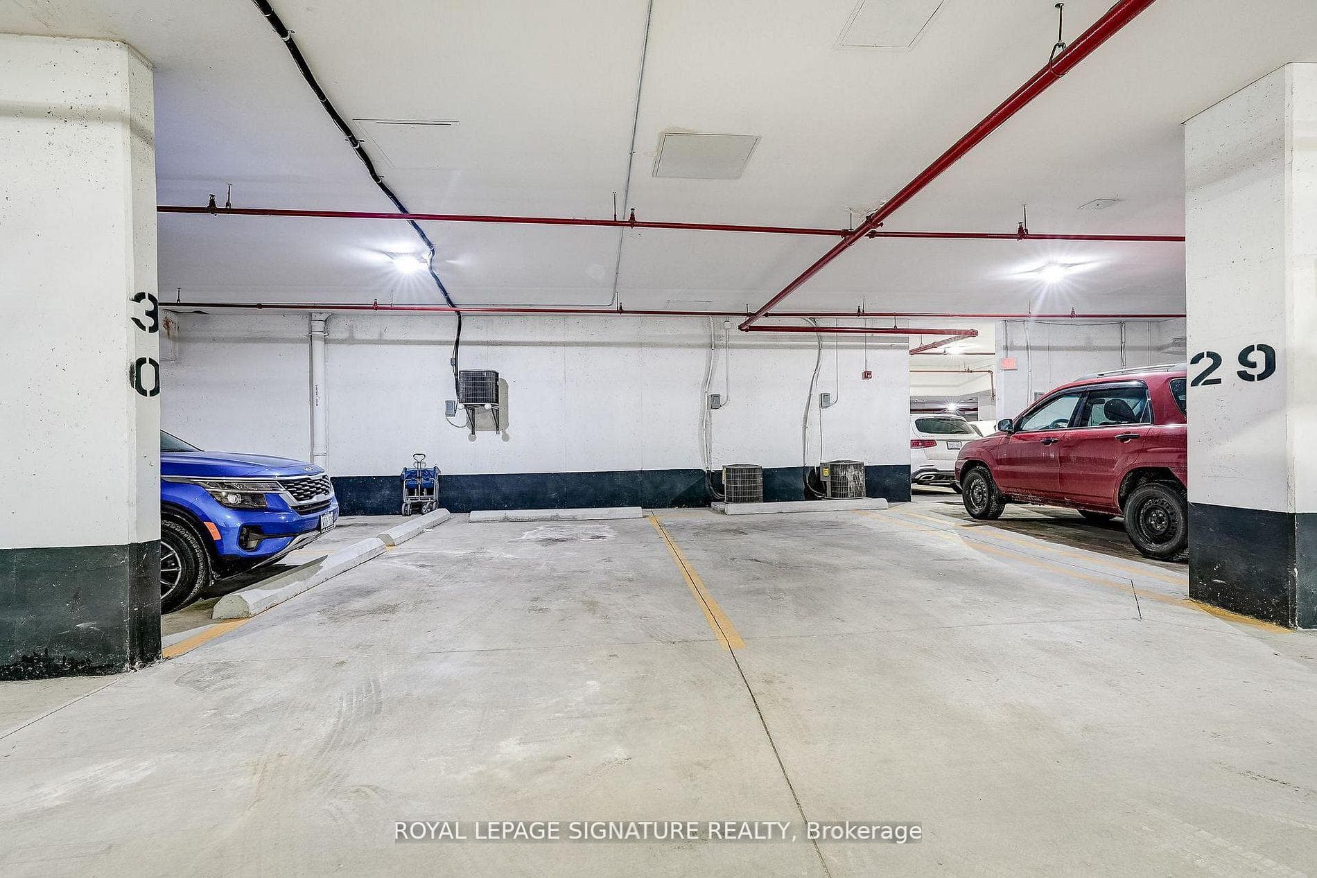 2 Side by Side Parking Spaces