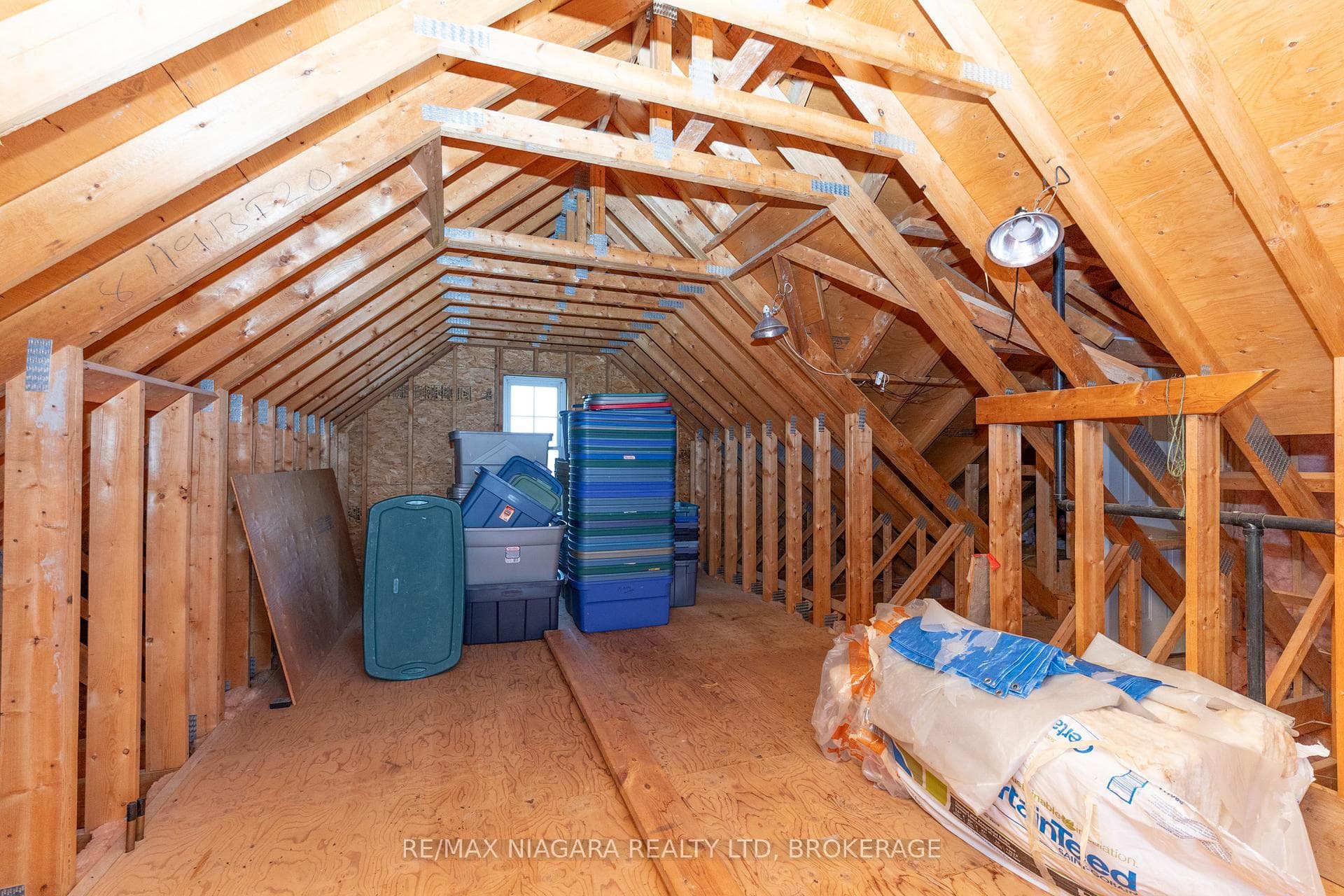 Loft/Attic over 2-car garage