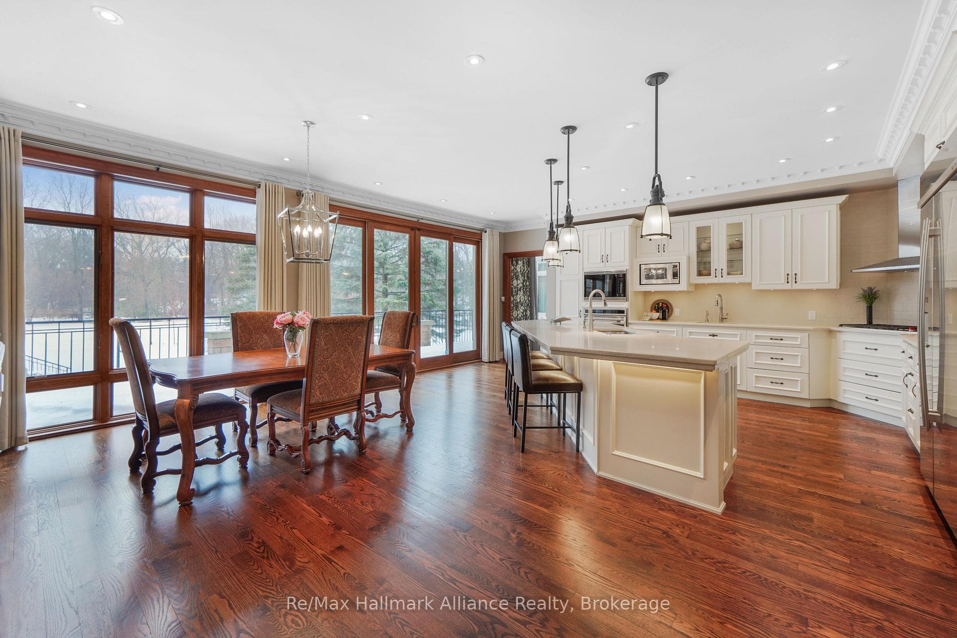 eat in kitchen with walk out to patio