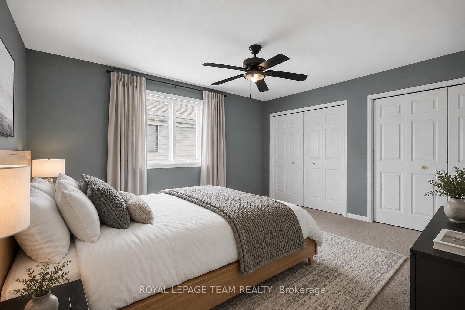 Virtually Staged Bedroom