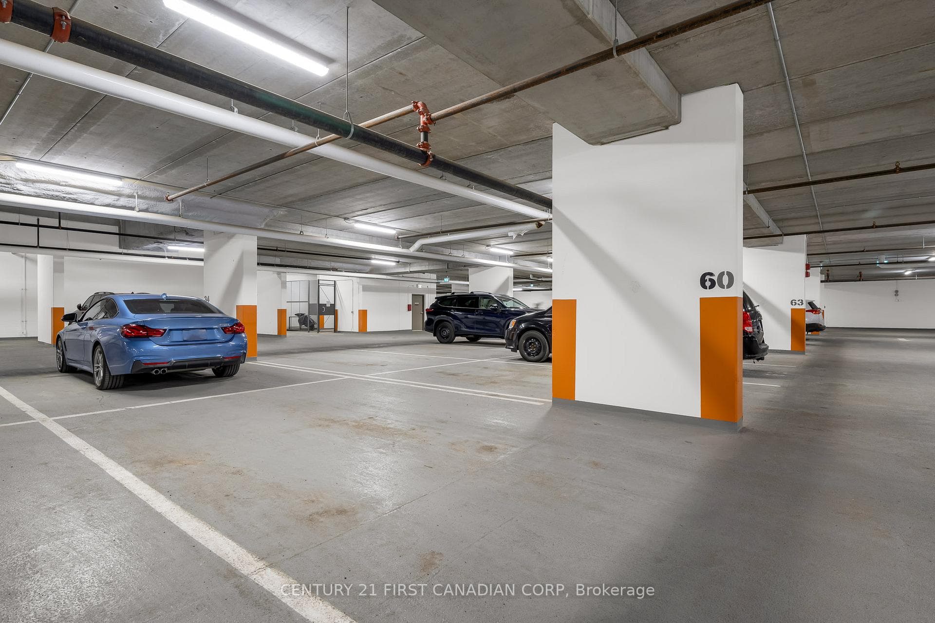 Oversized underground parking space #60