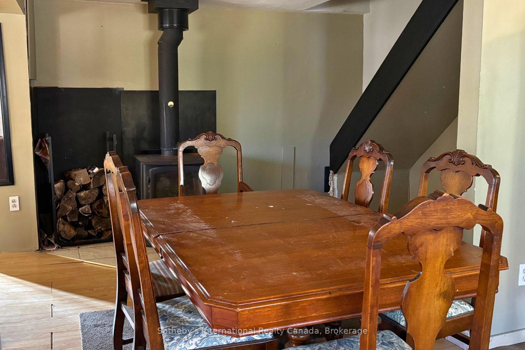 Dining/ Wood Stove