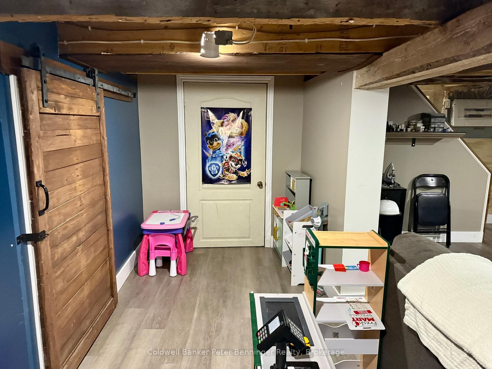 Basement toy area