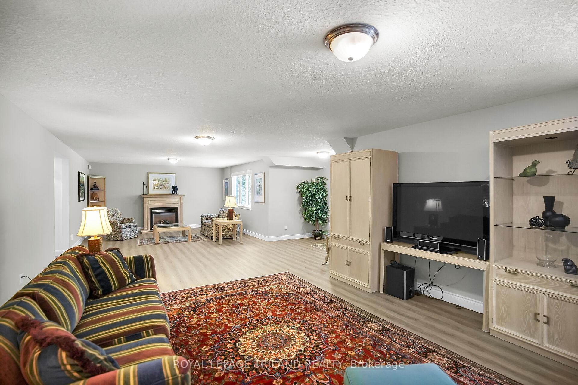 Lower Level: Massive Family Room with Walk Out