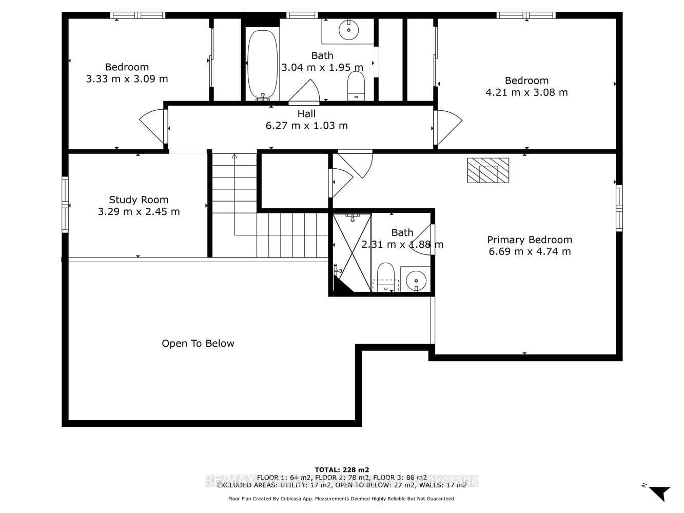 Second floor layout