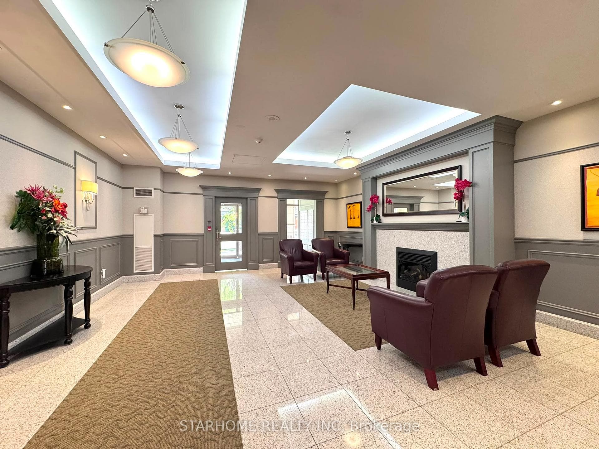 Lobby of building