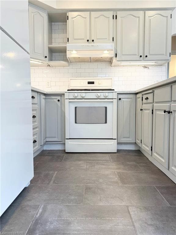 Note: Gas stove will be replaced with electric sto