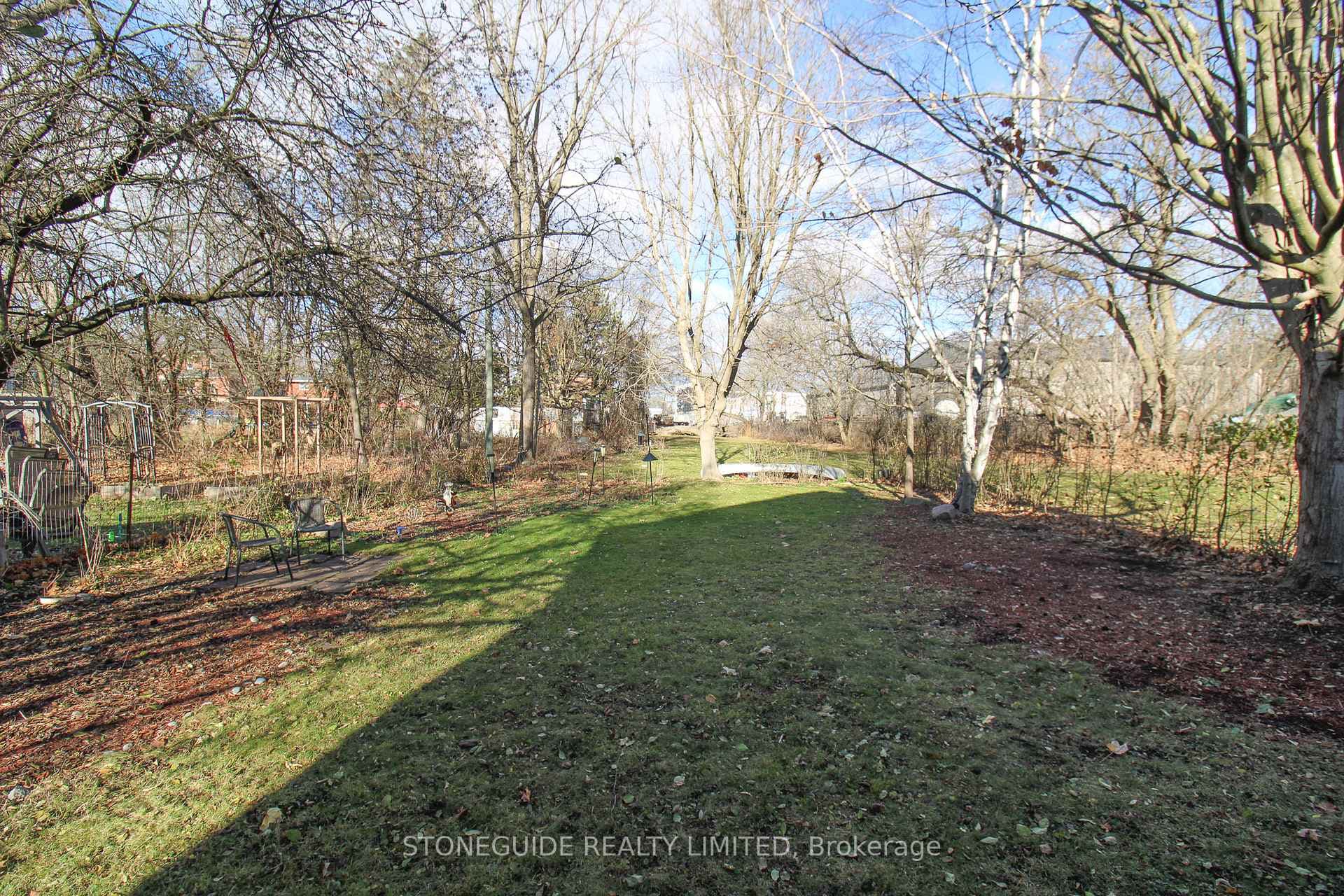 Backyard w/ Gardens & Mature Trees