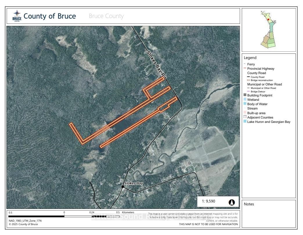 Aerial map