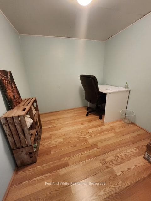 lower level office or den