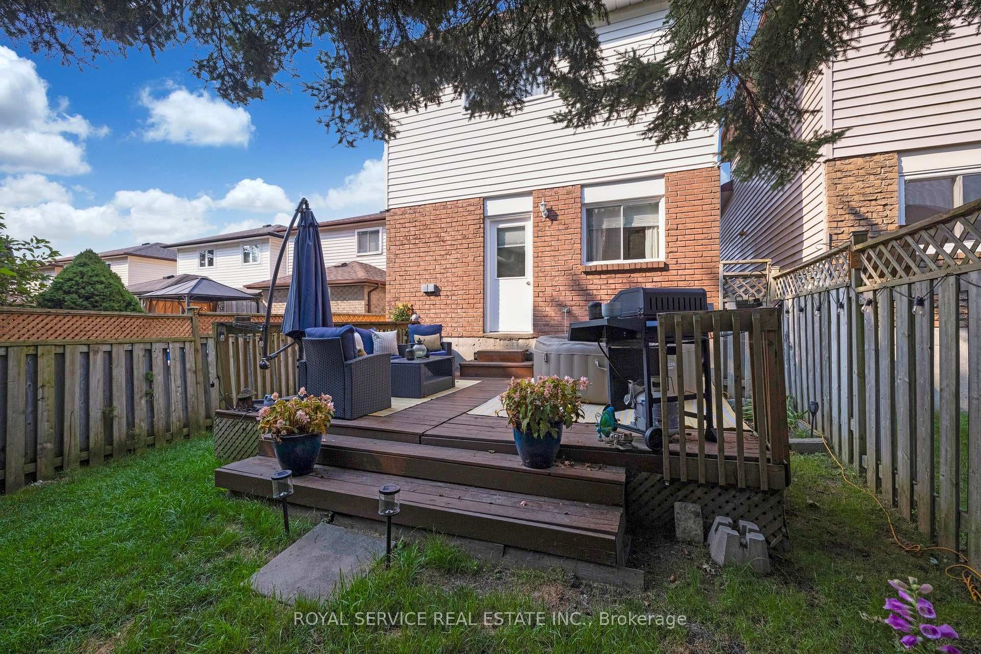 Fully Fenced Yard with Side Gate