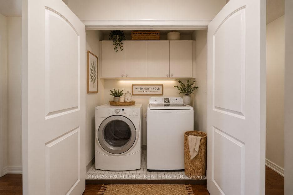 Virtually Staged 2nd Floor Laundry