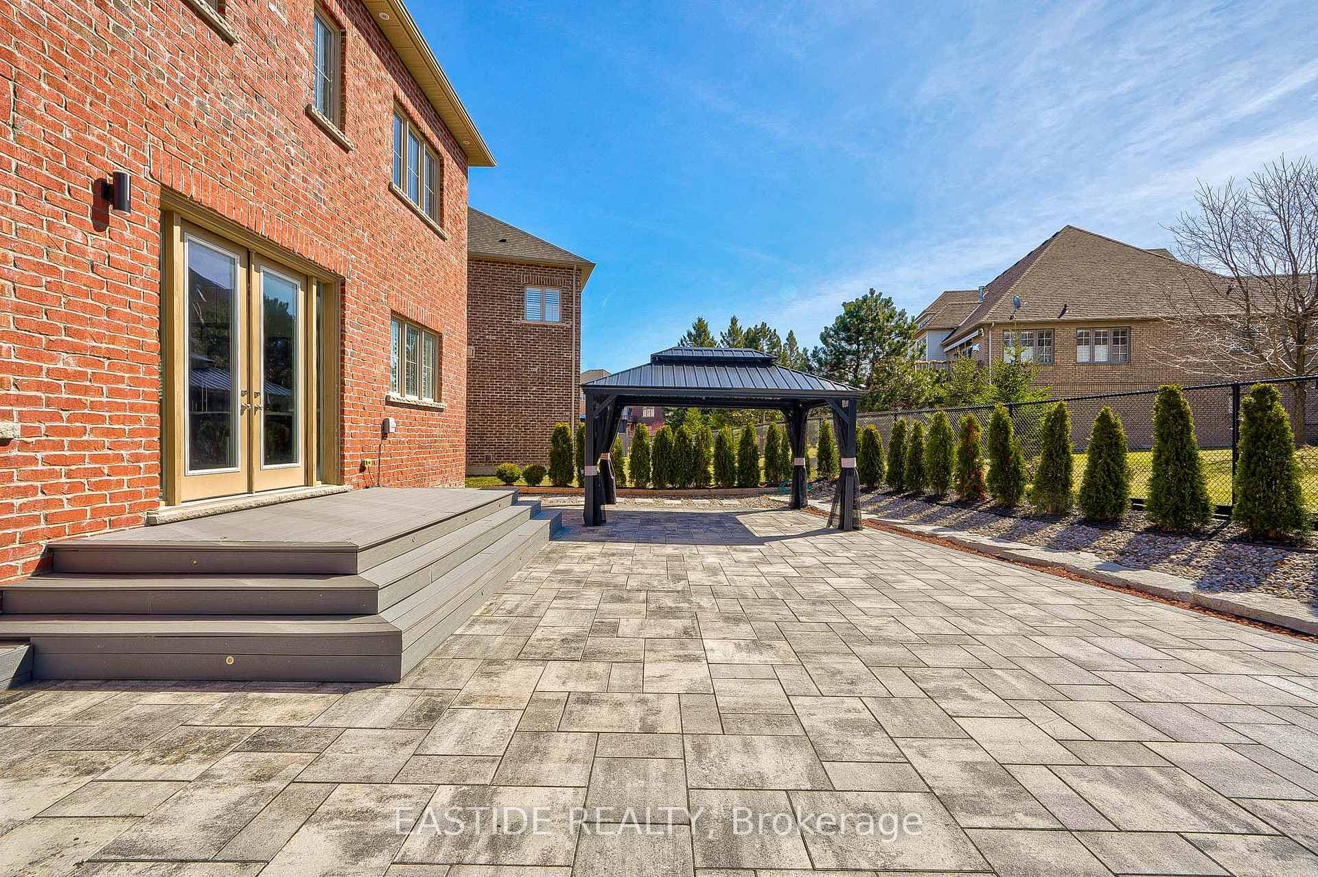 Interlocked Backyard with Canopy