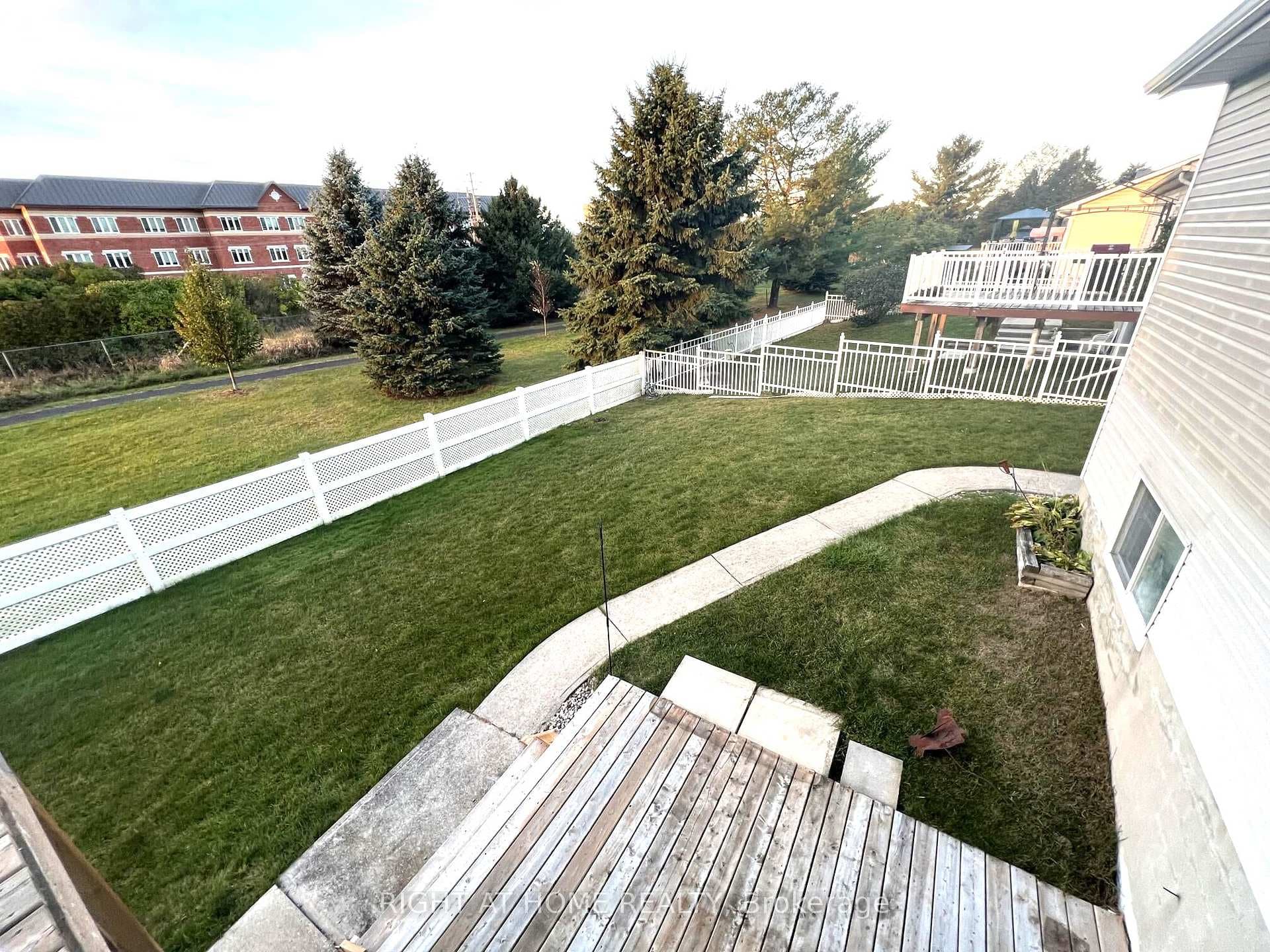 Large backyard