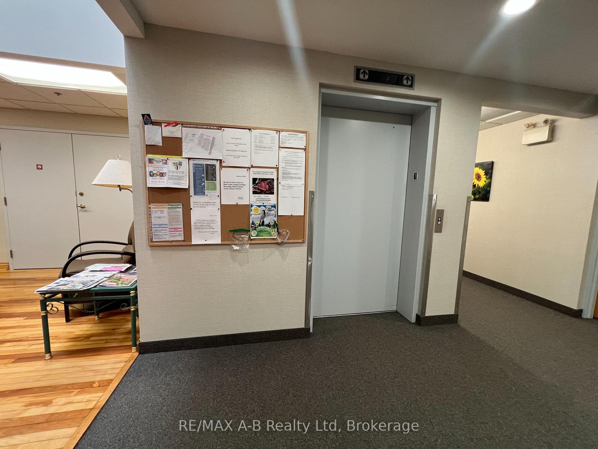 main level elevator area