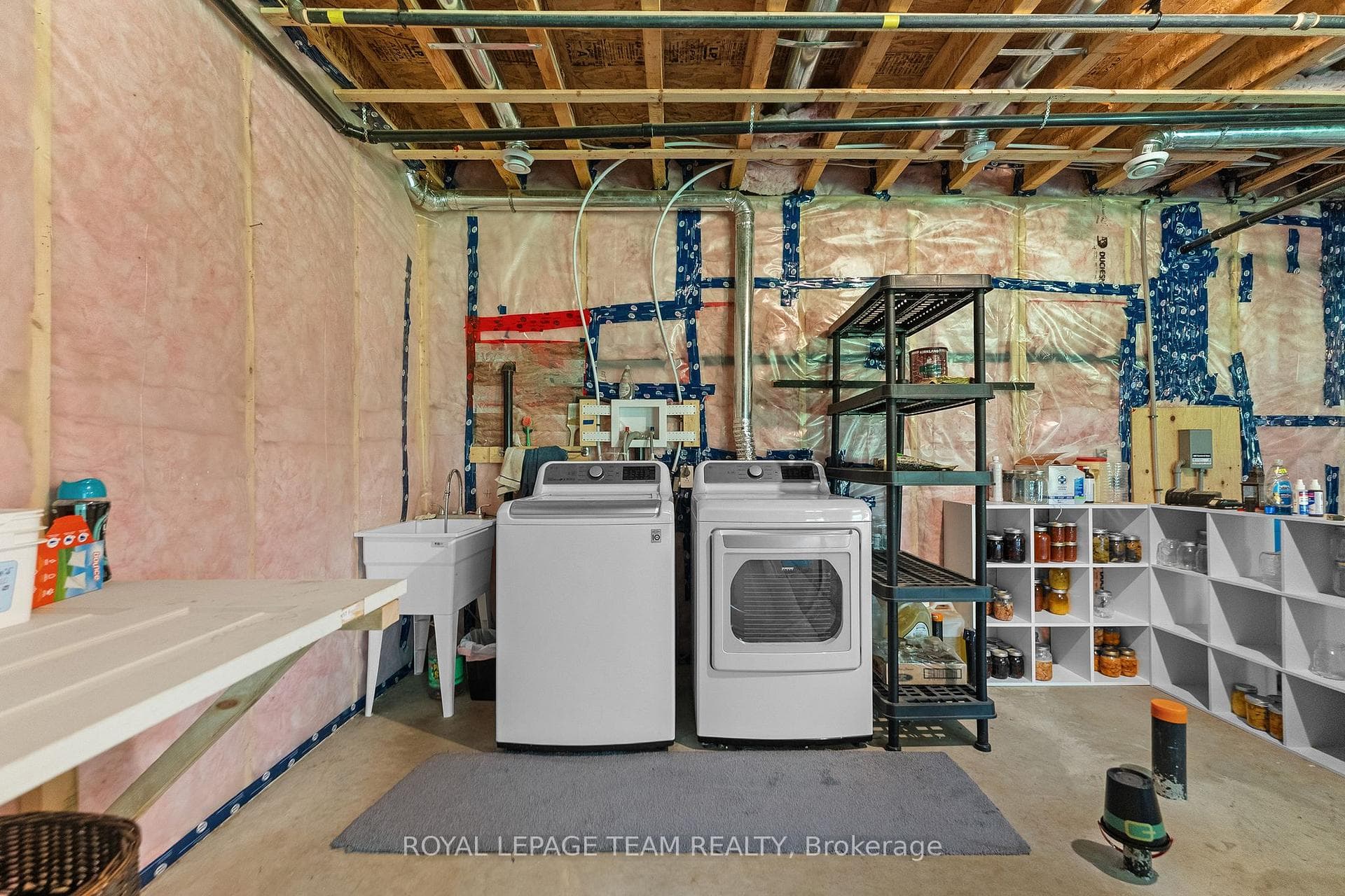 Laundry on lower level.