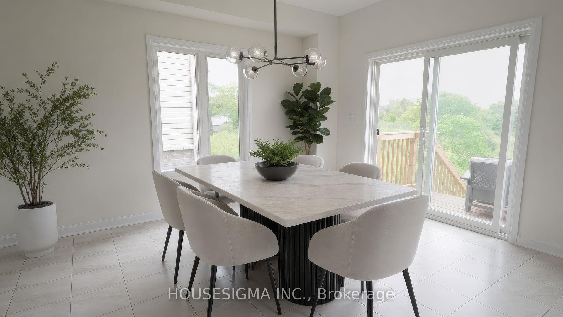 Dining Room Virtually Staged